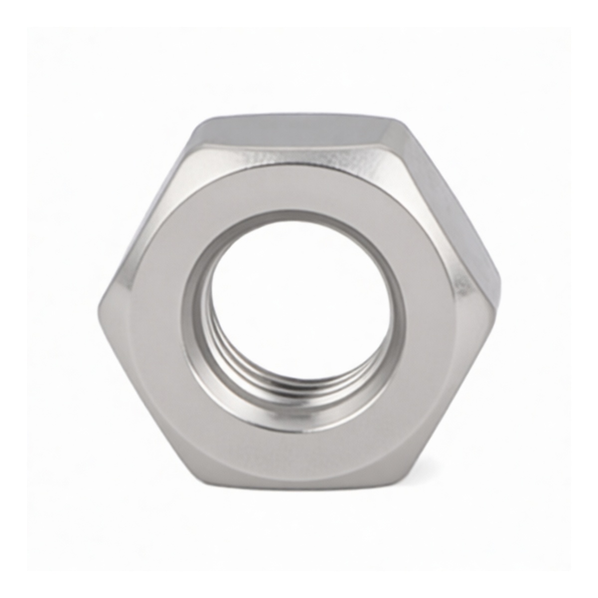 Stainless Steel 304 A2-70 Hex Nut, 5mm-0.1969 in, Plain, Pkg Qty 1000