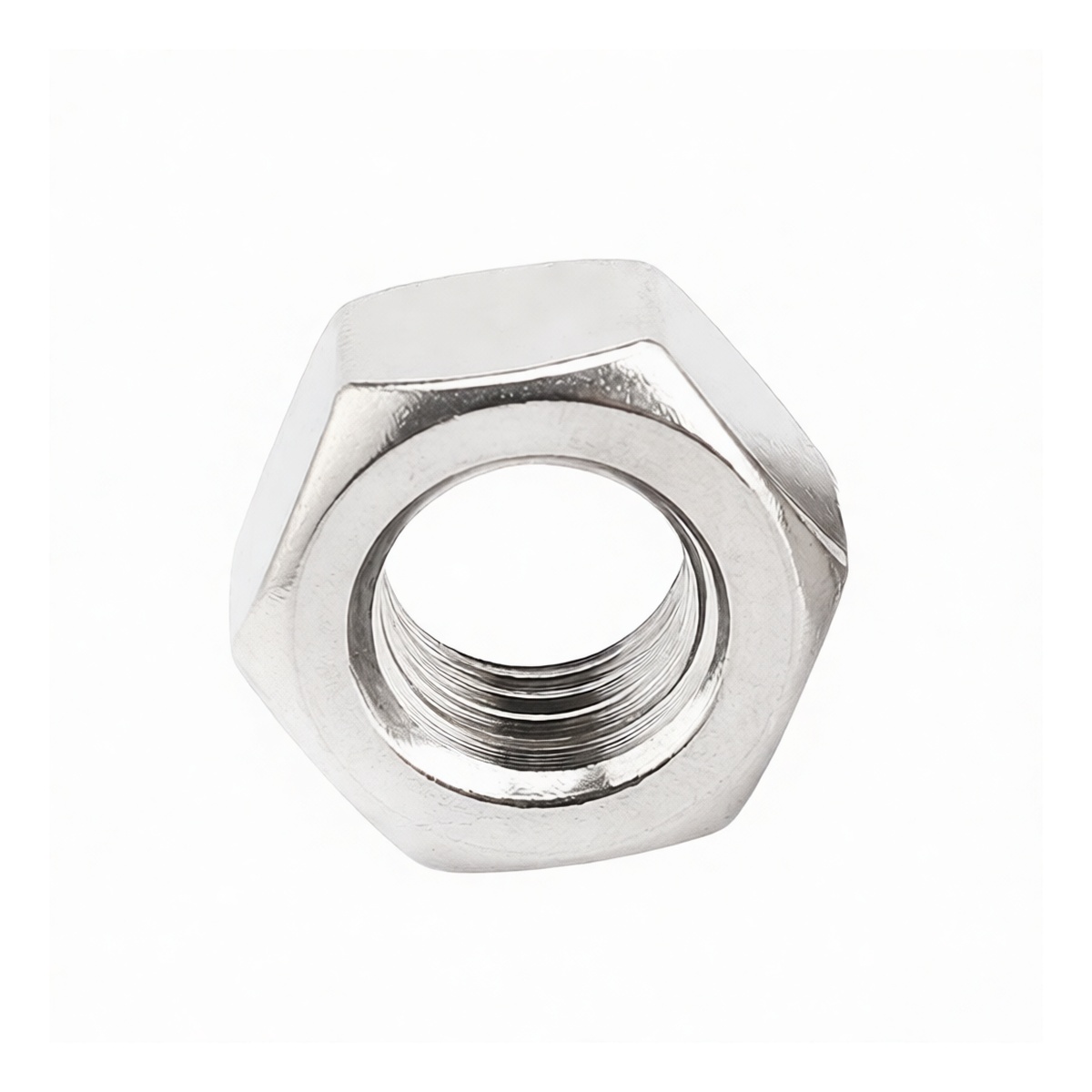 Stainless Steel 304 A2-70 Hex Nut, M30, 1.181 in, Plain, Pkg Qty 25