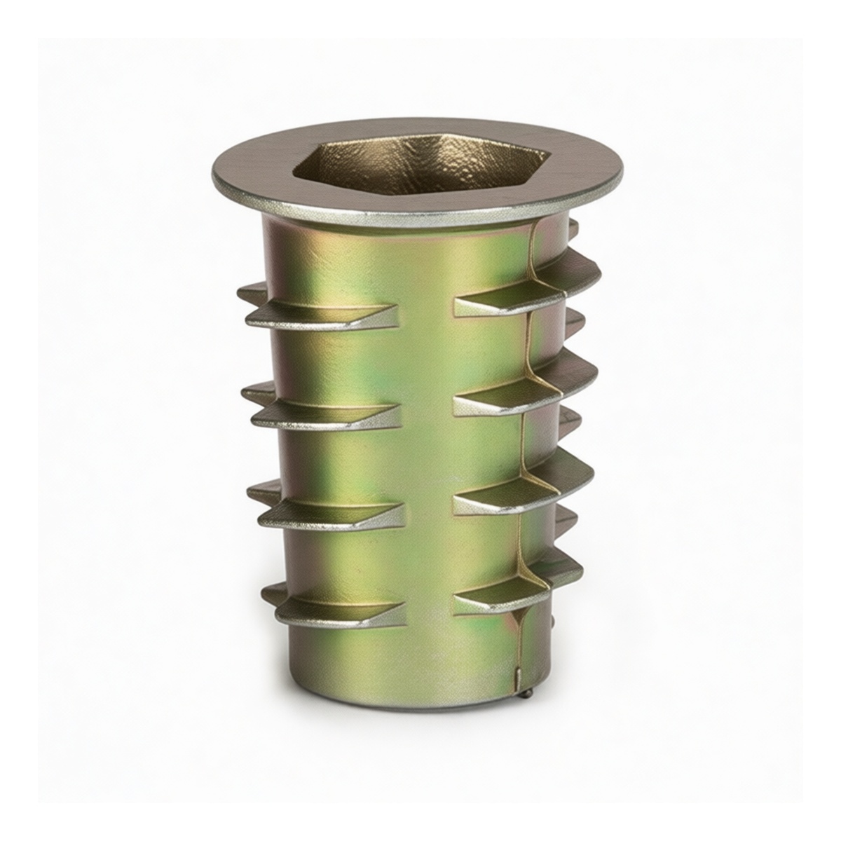 M4 Zinc Alloy Steel Hex Nuts, 0.157 in Flats, Zinc Plated, Pkg Qty 1000