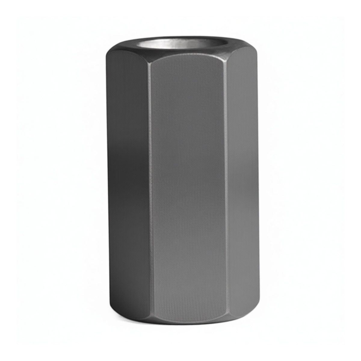 M4 Carbon Steel Hex Nut, 7/32" Width, Plain Finish, Pkg Qty 100