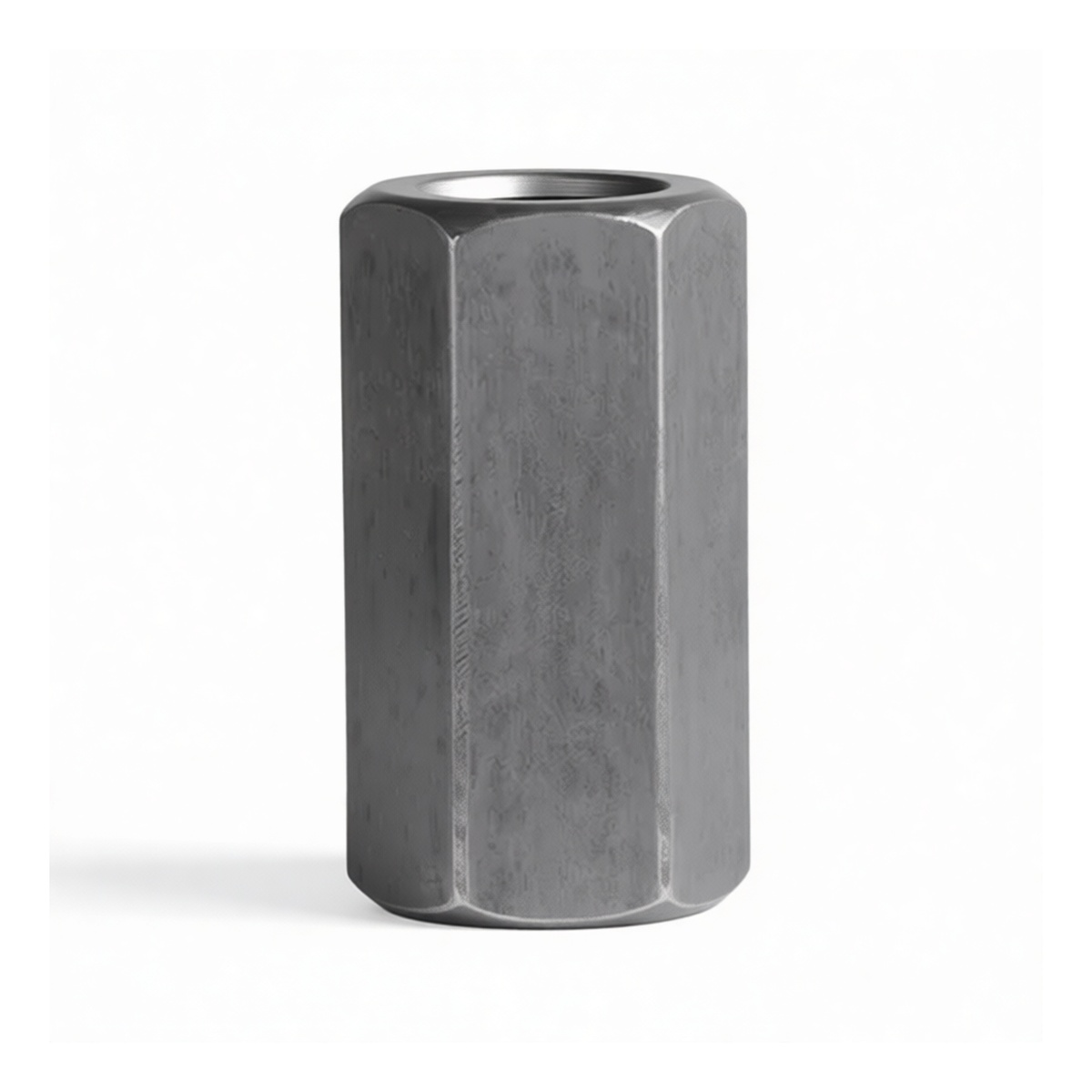 Carbon Steel Hex Nut, M5-0.8 Thread, 5/16" Width, Plain Finish, Pkg Qty 1000