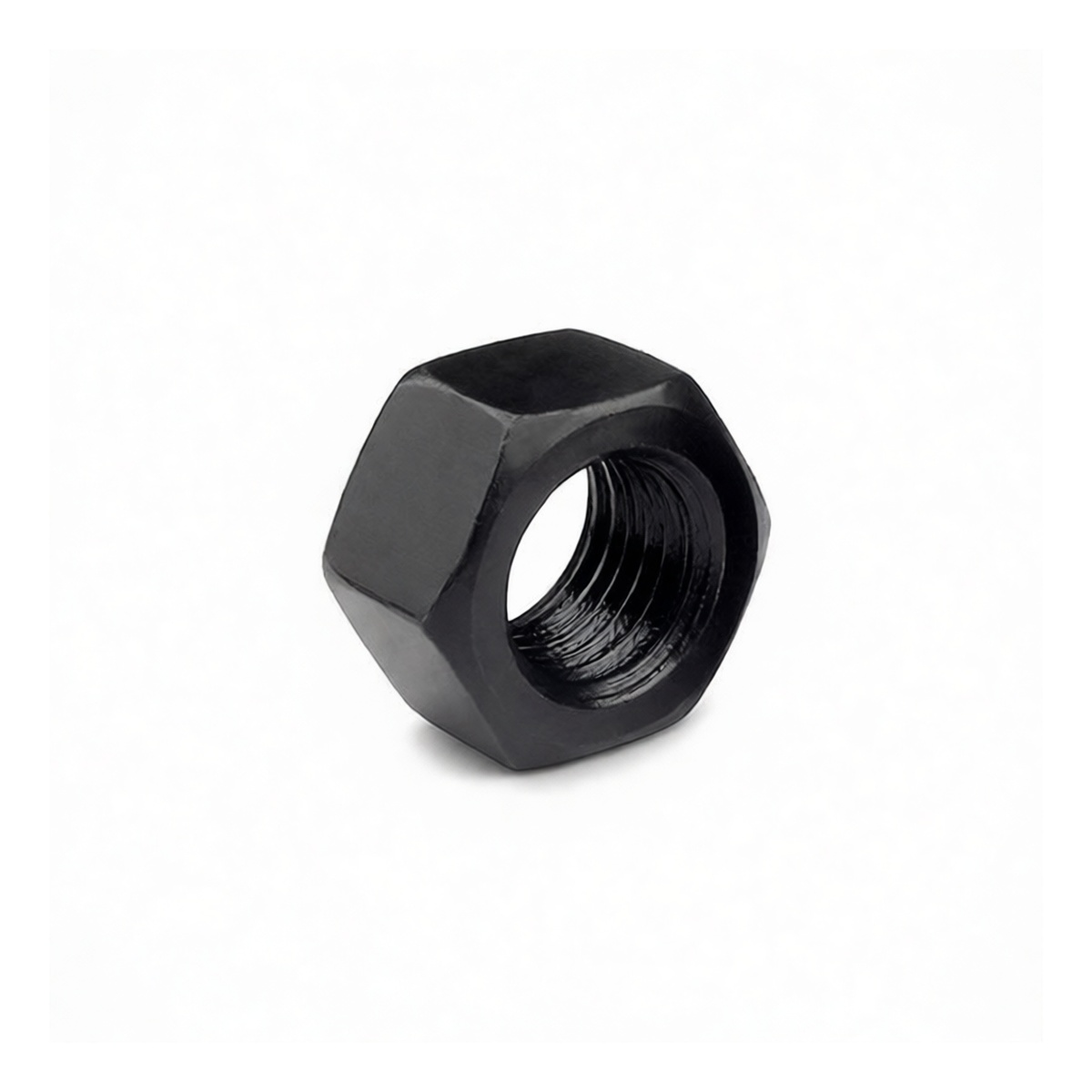 Grade 8 Carbon Steel Hex Nut, 1.575 in, Black Oxide Finish, Pkg Qty 500