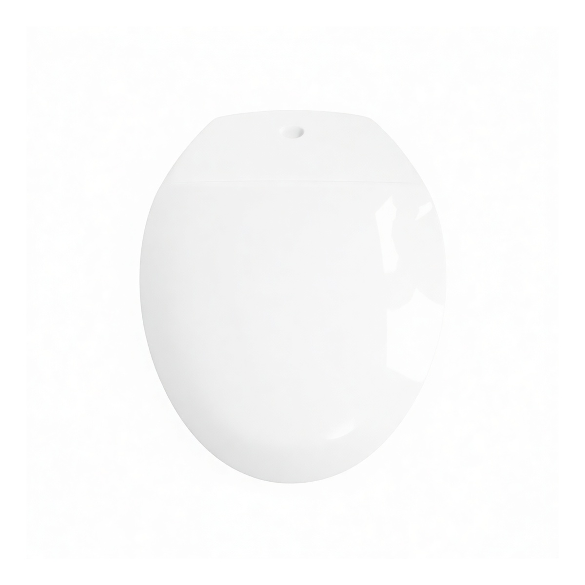 Elongated Toilet Seat with Slow-Close Hinge, 17.5x14.4 in, PP, Expansion Bolt, Pkg Qty 2