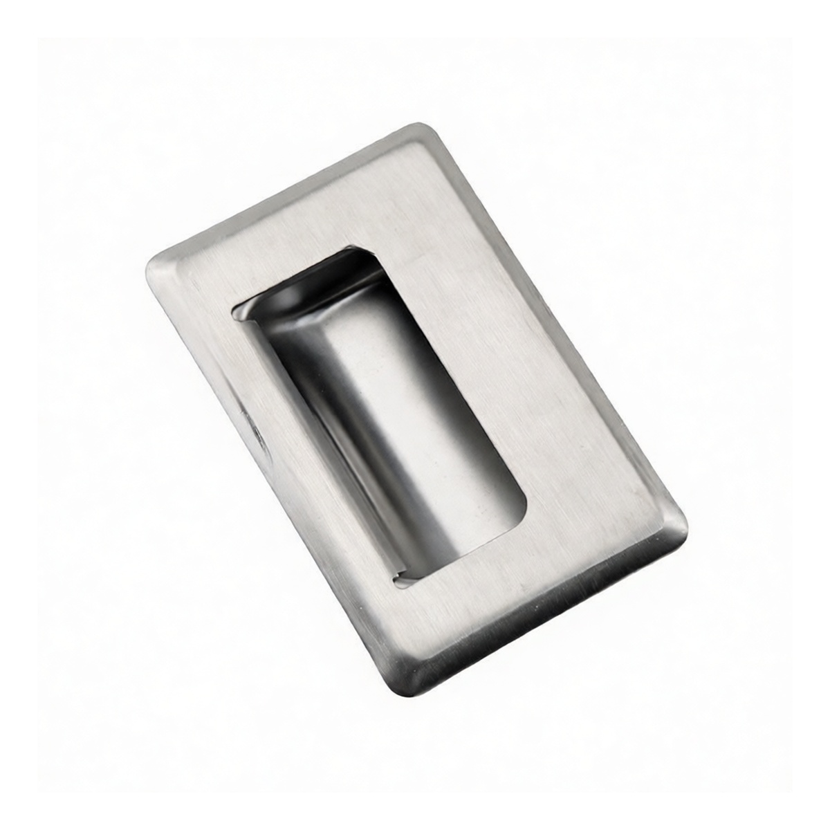 Stainless Steel Brushed Concealed Cabinet Pull, 4.31 x 2.52 in, Pkg Qty 20