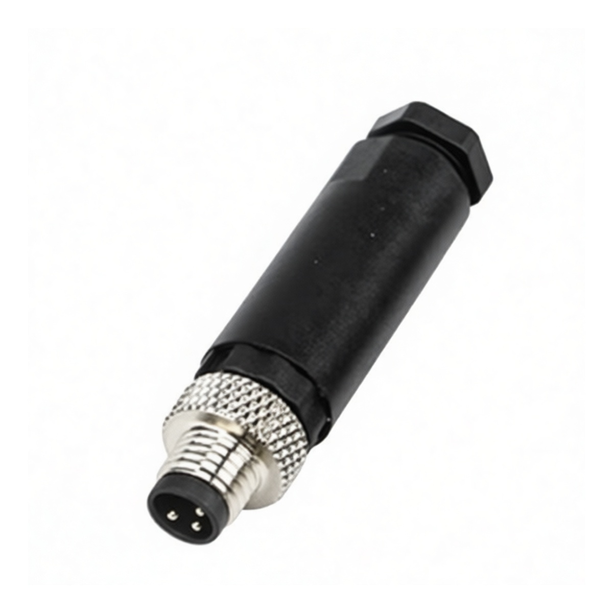 M8 Waterproof Sensor Cable, 3-Conductor 24 AWG PVC, 60V 4A, Pkg Qty 20