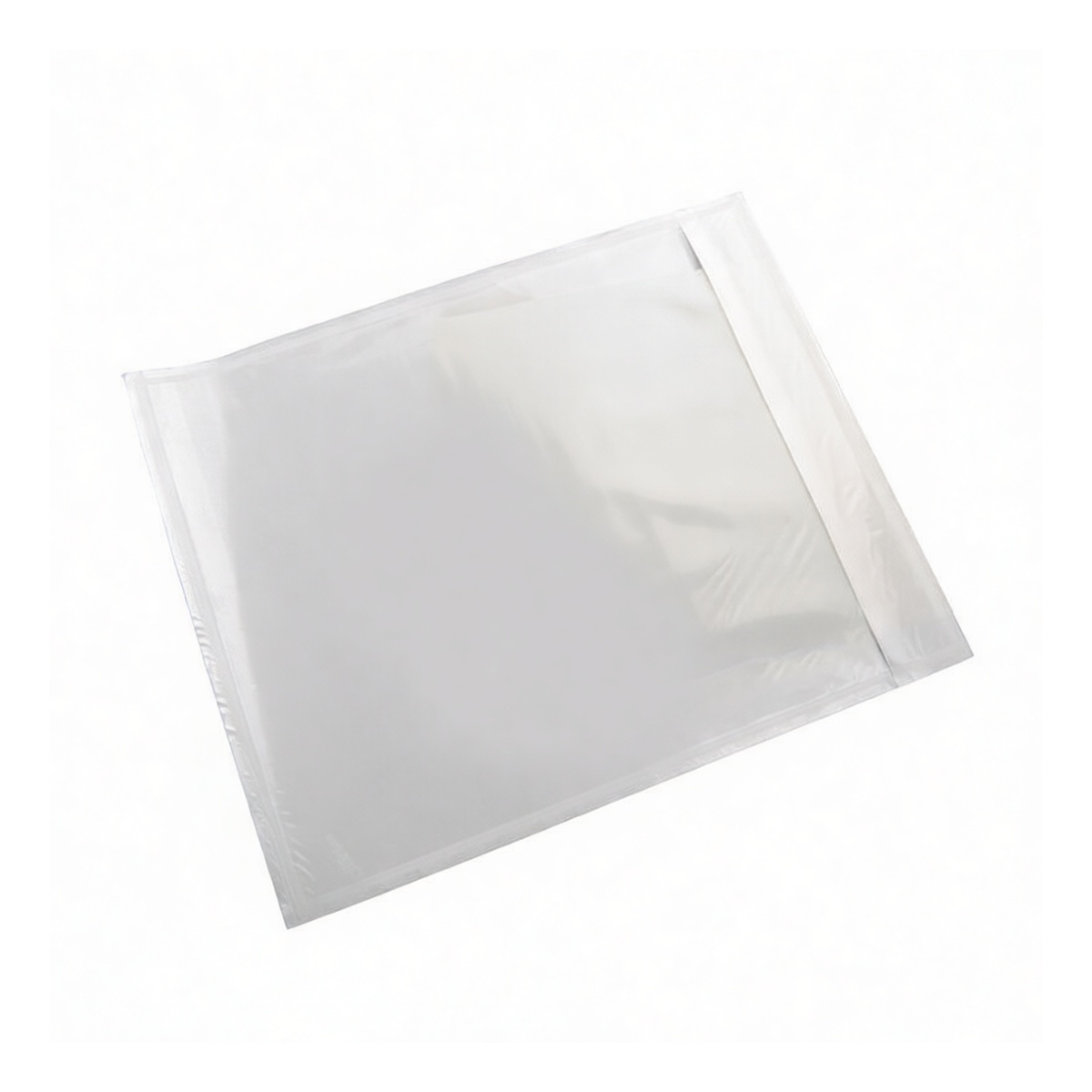 CPE Clear Adhesive Bag 11.2x7.7 in 0.045mm Short Side Open Retail, Pkg Qty 1000