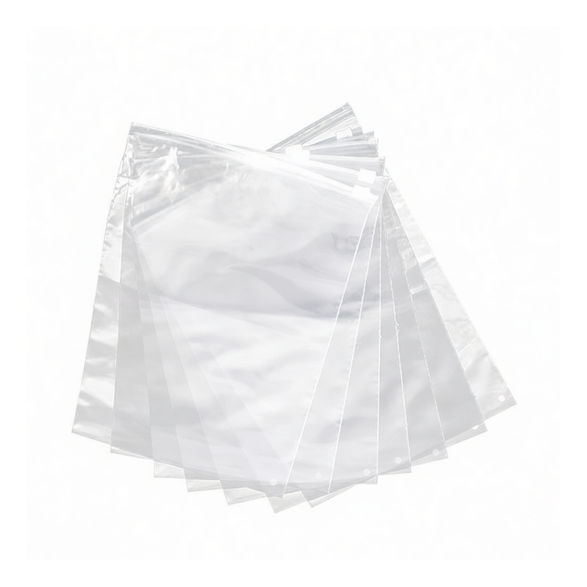 Clear PE Zipper Bag 15.7x11.8 in for Retail Storage, Pkg Qty 100