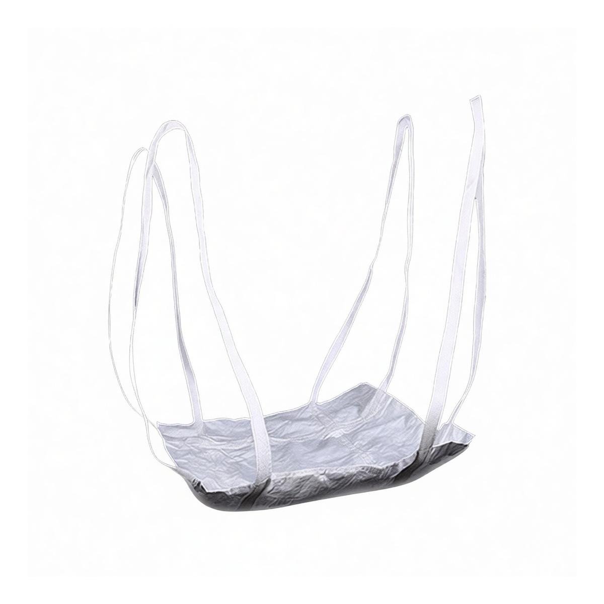 PP Flat Webbing Sling 43.3x43.3x55.1 In 1 Ton Load, Pkg Qty 2