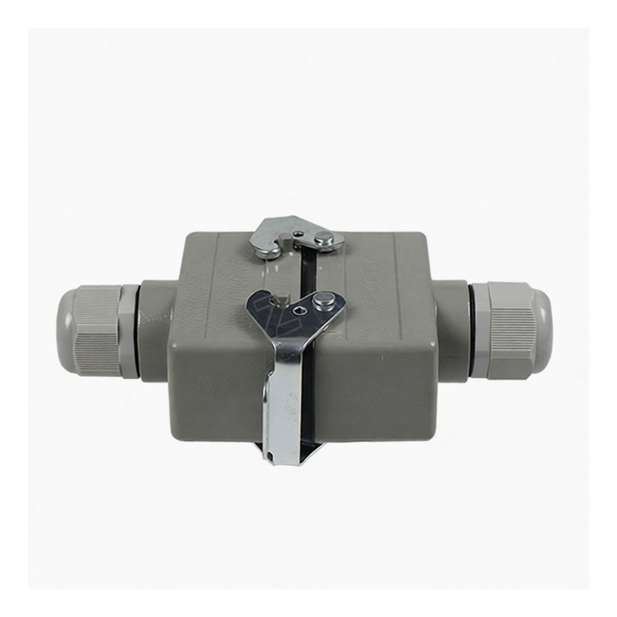 16A 500V Rectangular Aviation Socket, Cast Aluminum Alloy, Heavy Duty, Pkg Qty 2