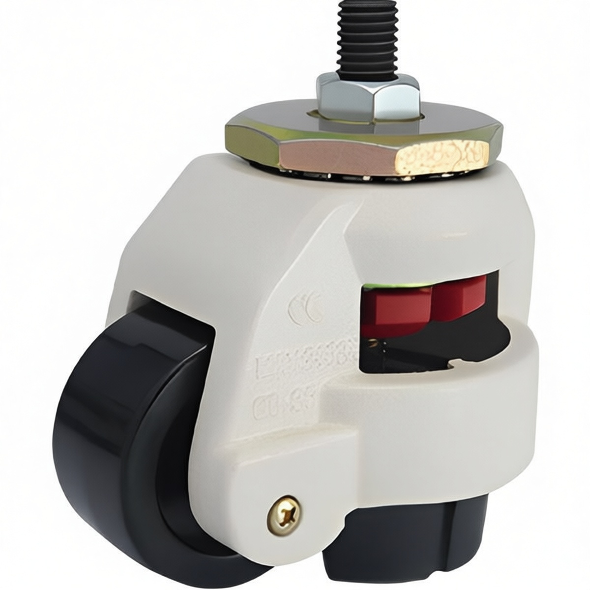 Polyurethane Leveling Mount 2.83 in 1650 lbs Load Industrial Pkg Qty 2