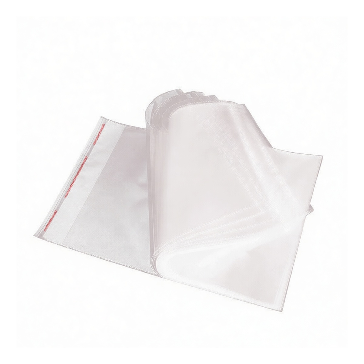 Clear Self-Adhesive Plastic Bags 7.9x11.8 in 0.045mm for Retail, Pkg Qty 100