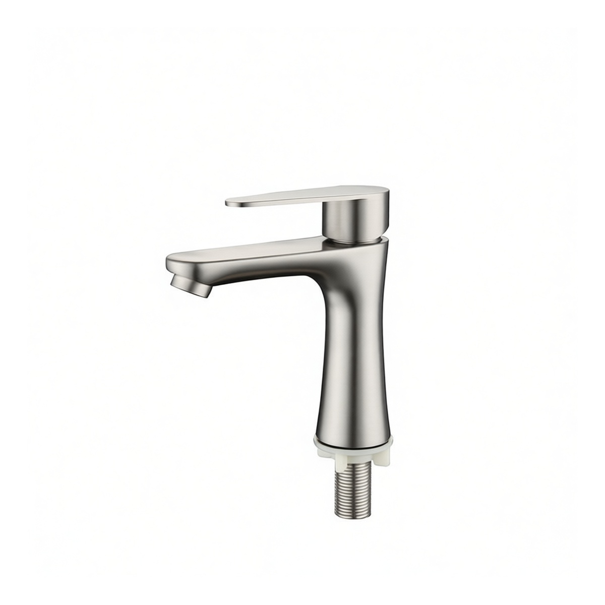 Single Hole Bathroom Sink Faucet, 304 Stainless Steel, 1-1.1 Inch, Pkg Qty 5