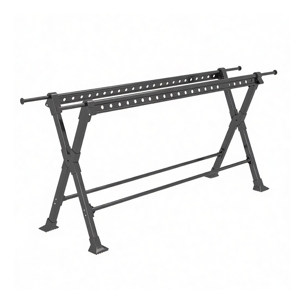 Aluminum Alloy Adjustable Classroom Clothes Rack, 53.5-92.9 Inches, 50 lbs