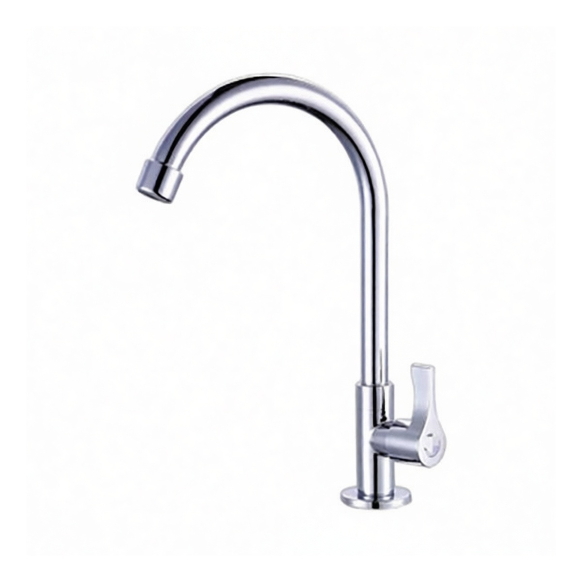 Copper Alloy Single Hole Bathroom Faucet for Pedestal Sinks, Pkg Qty 12