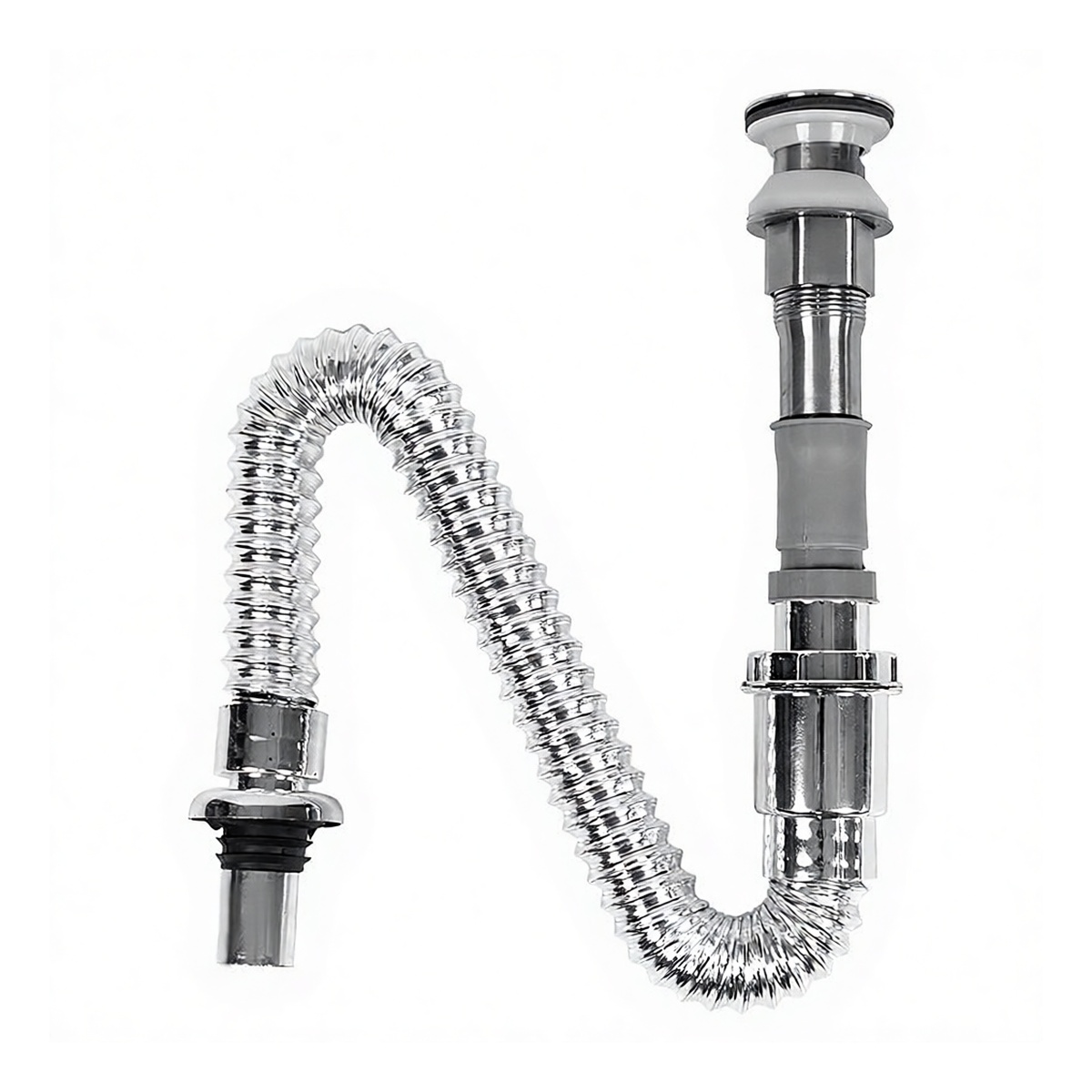 304 Stainless Steel Pop-Up Sink Drain, 33.5 in, Single Hole, Pkg Qty 24