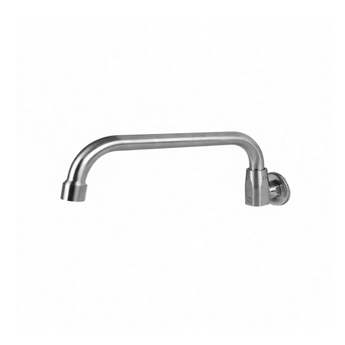 304 Stainless Steel Wall-Mount Sink Faucet, 0.87-1.26 in, Pkg Qty 6