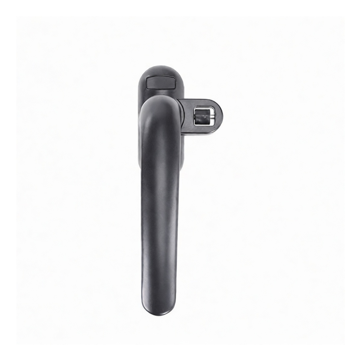 Aluminum Alloy Window Handle, Black, 5.12x1.10 in, Glass Door, Pkg Qty 20