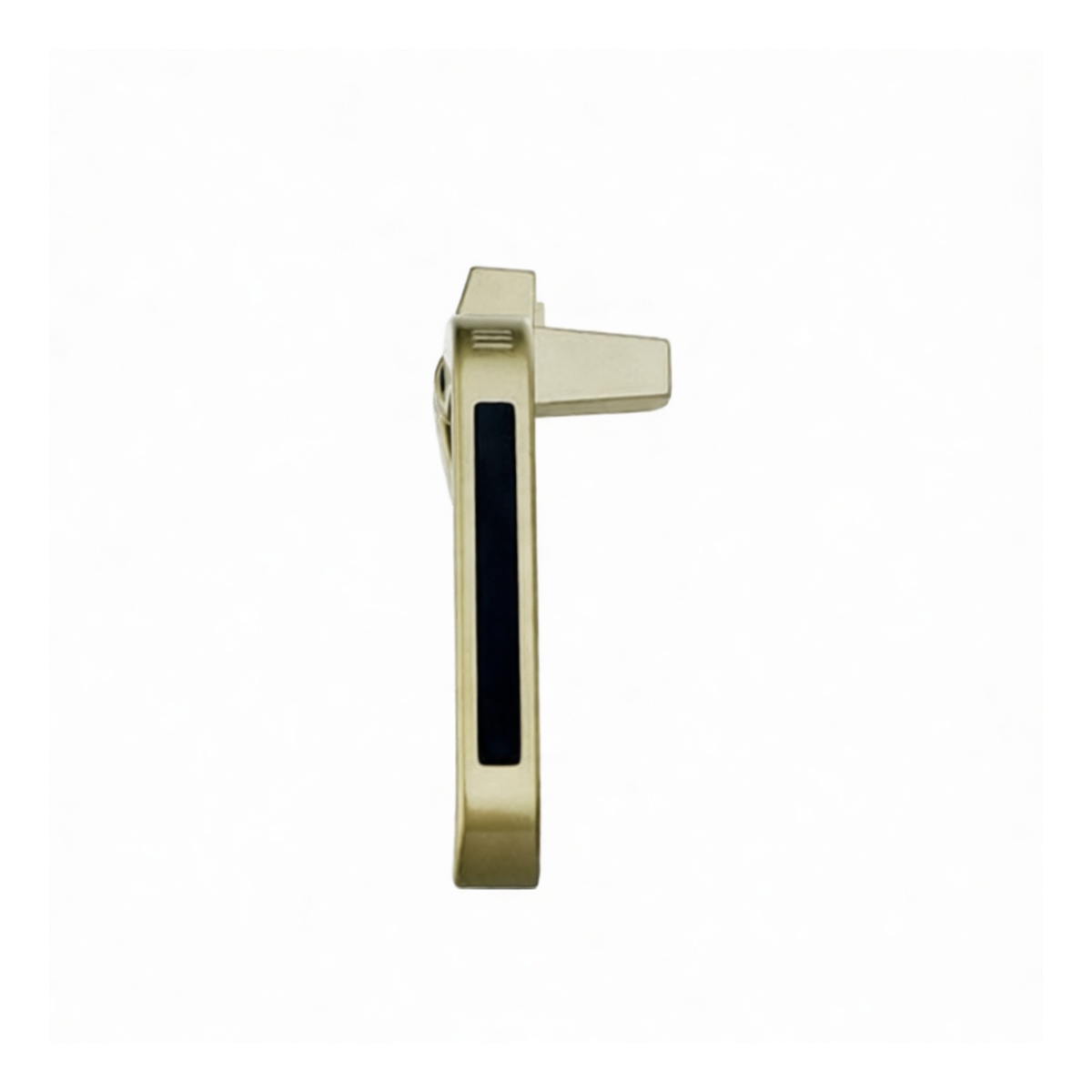 Aluminum Alloy Lever Handle, Champagne Finish, 5.12x1.38 in, 30-50 lbs Load, Pkg Qty 20