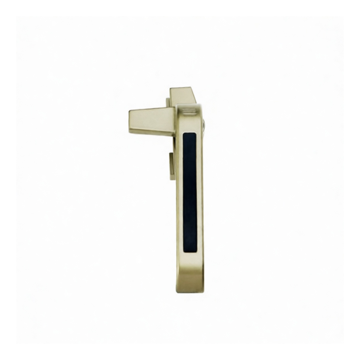 Aluminum Alloy Right Hand Lever for 0.25-0.5 in Glass, Champagne, Pkg Qty 20