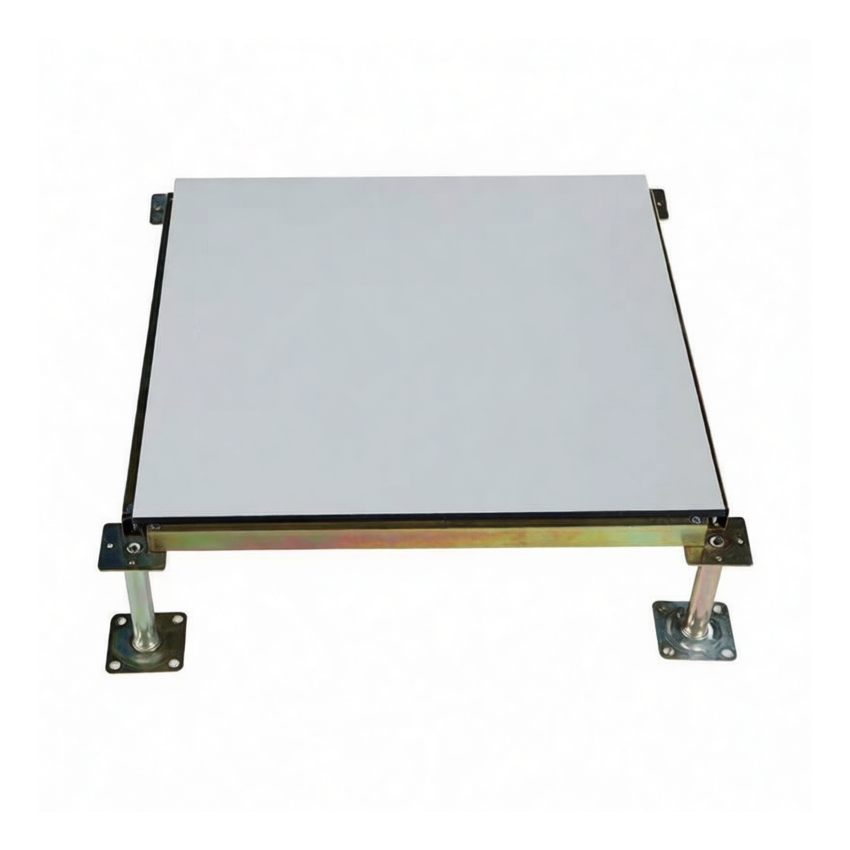 Antistatic Steel Floor Mat, 23.6x23.6x1.57 in, for ESD Protection, Pkg Qty 3