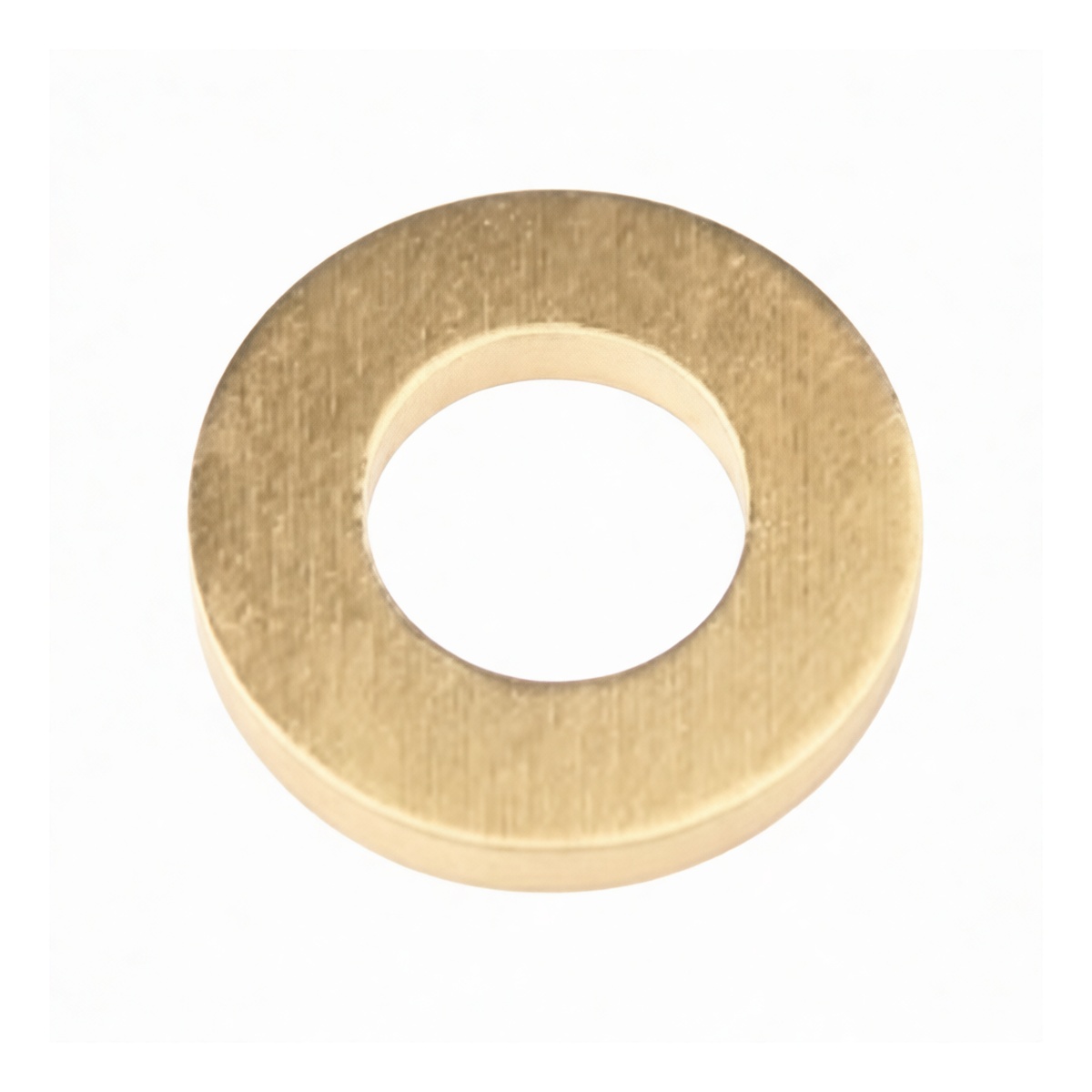 M3 Brass Retaining Washer, 0.118" Bore, 0.02" Thick, Pkg Qty 1000