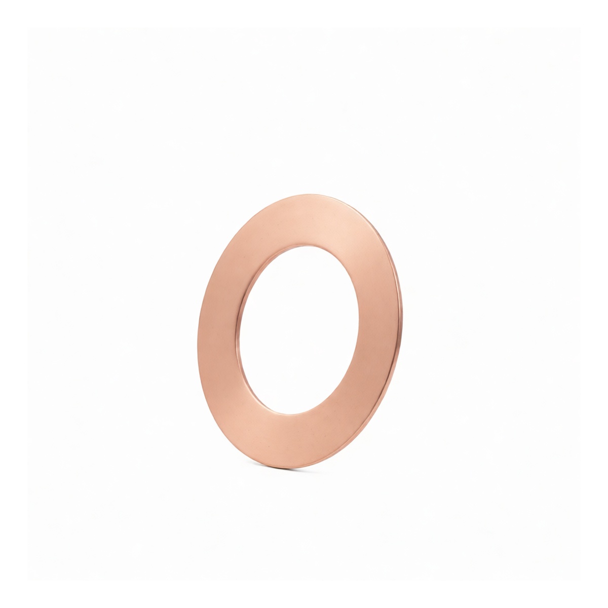 Copper Retaining Washer 0.39 in Bore 0.06 in Thick, Pkg Qty 100