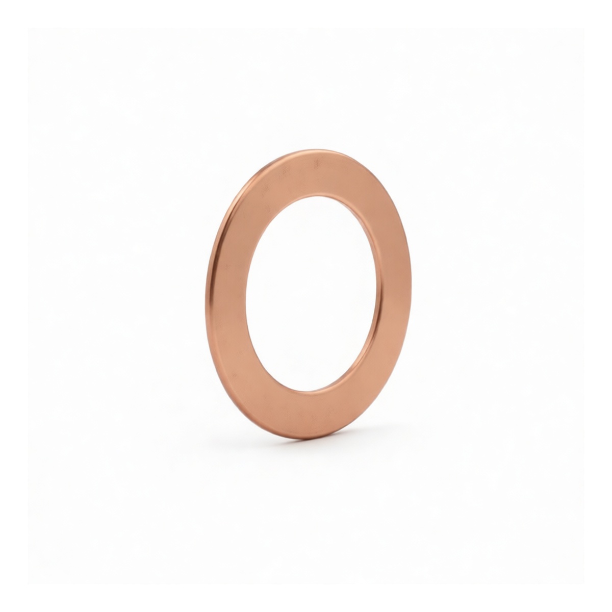 Copper Retaining Washer, 0.472" Bore, 0.047" Thick, Pkg Qty 100