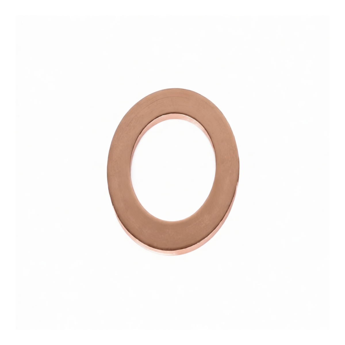 Copper Retaining Washer, 0.709" Bore, 0.079" Thick, Pkg Qty 100