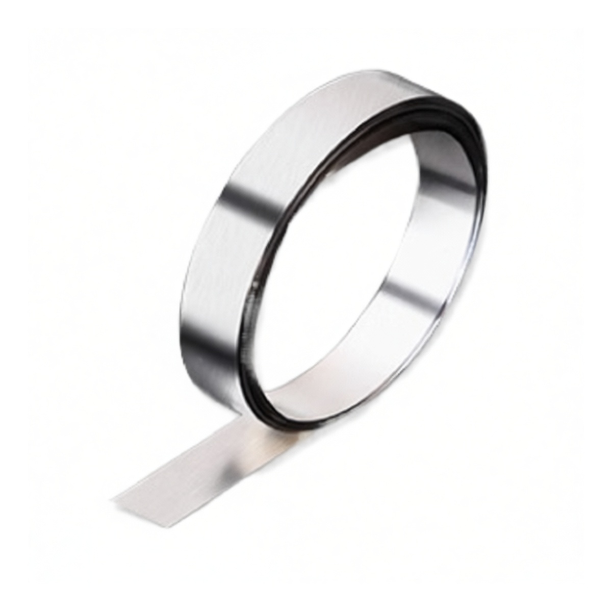 304 Stainless Steel Shim Stock, 0.0024 in Thick, 0.5 in x 16.4 ft, Pkg Qty 12