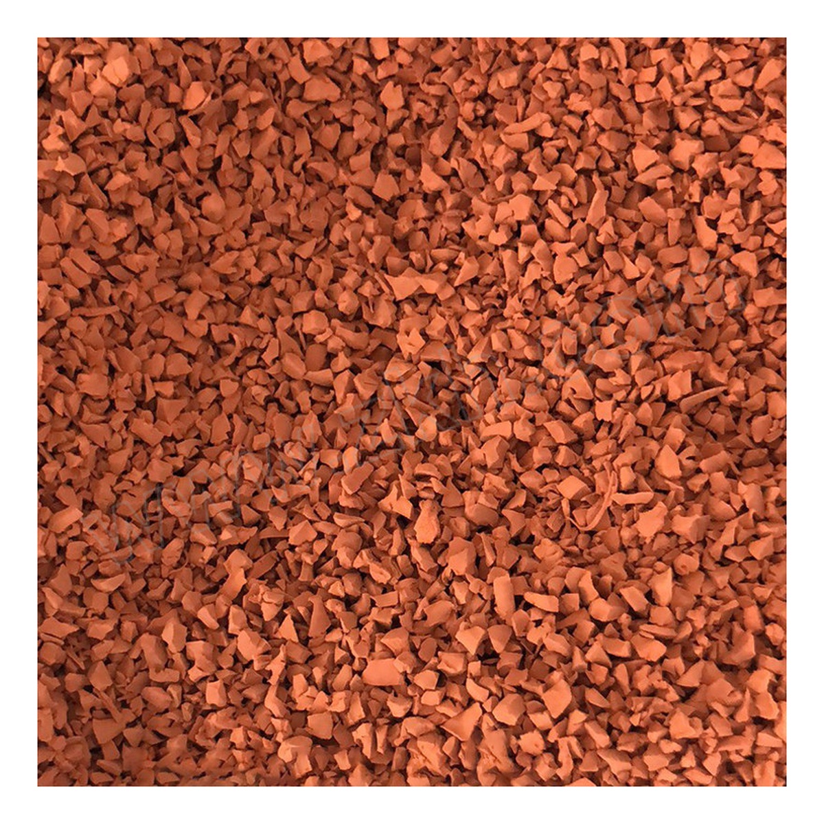 Granular Rubber Flooring Compound, Iron Red, 25 lb Bag