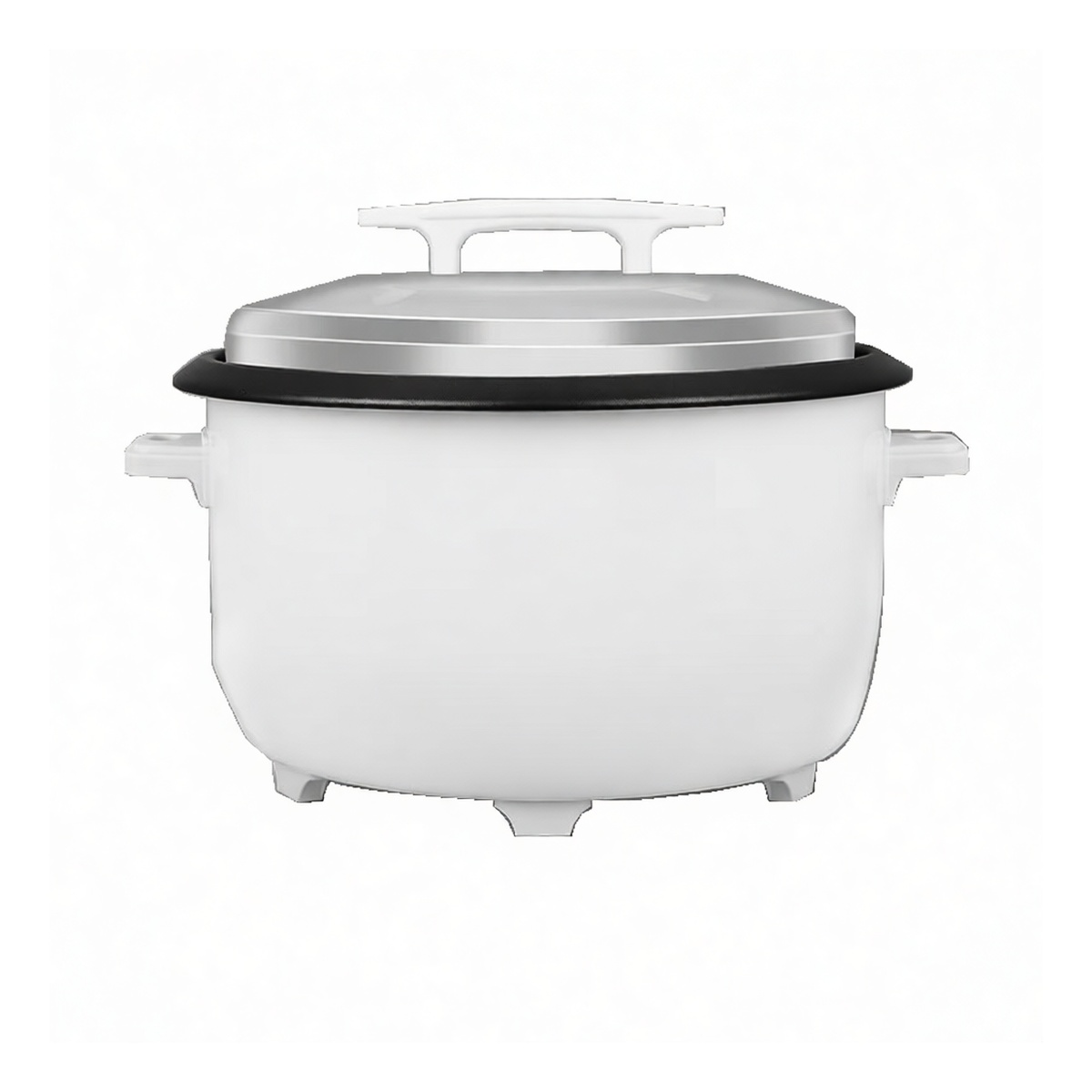 Commercial 10-Liter Stainless Steel Electric Rice Cooker, 17.7x17.7x12.6 in
