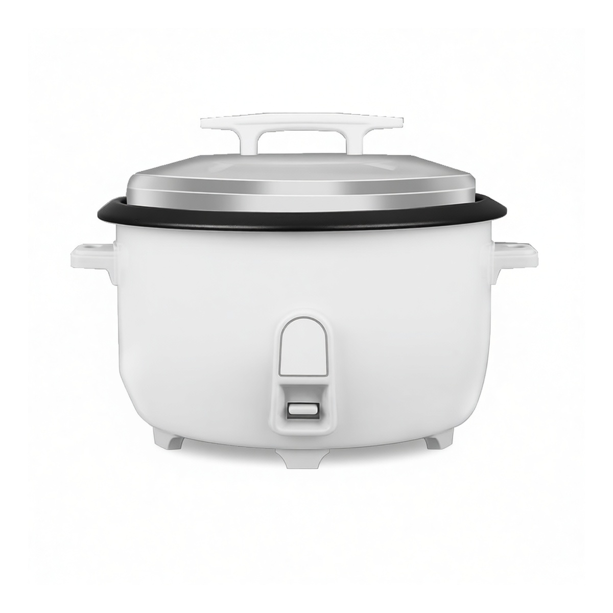 Stainless Steel Commercial Rice Cooker, 19.7x19.7x13.4 in, 18 L
