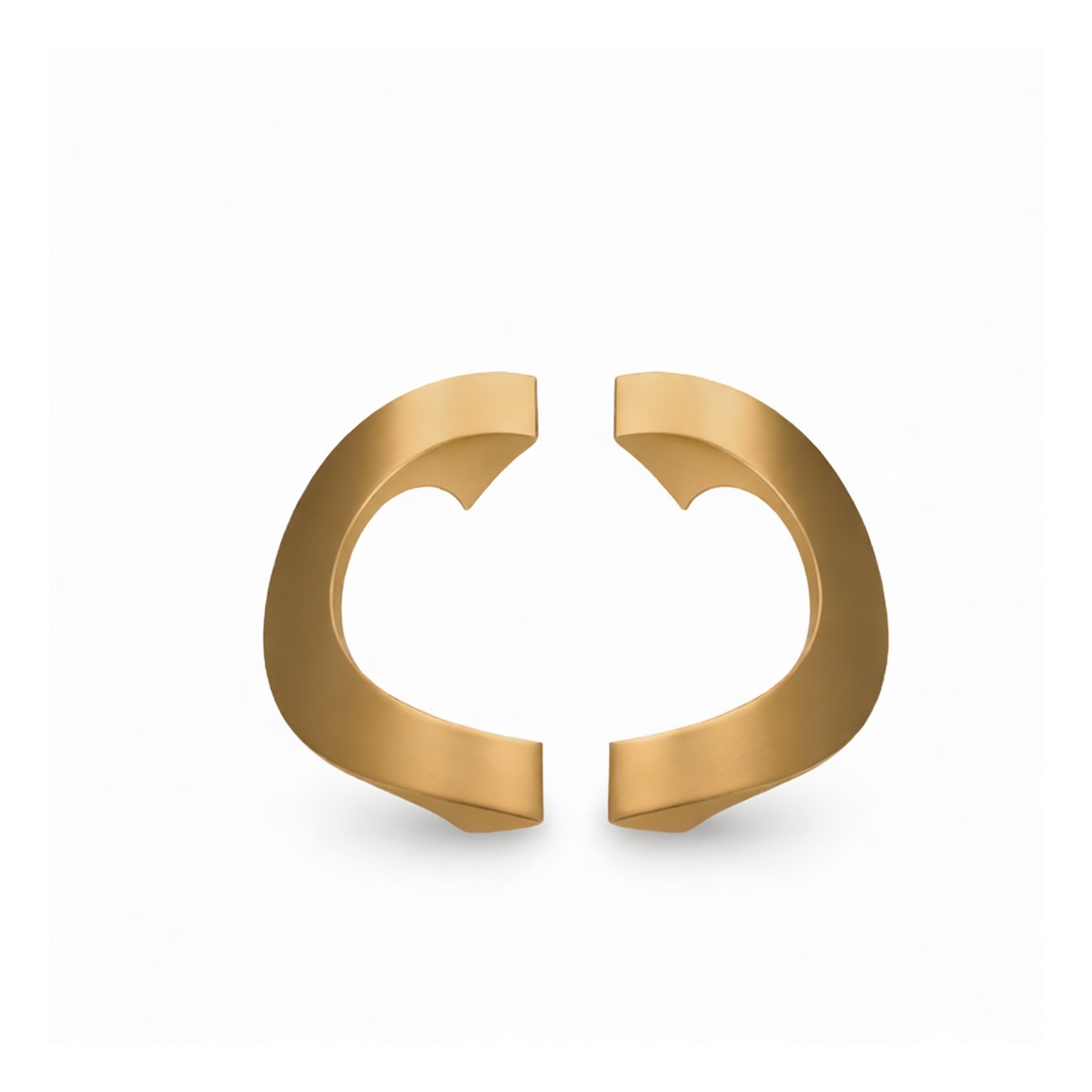 Aluminum Alloy Gold Glass Door Handle, 9.84 x 2.36 in, Pkg Qty 50