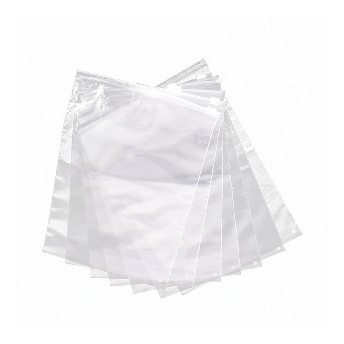 Clear PE Zipper Bag 15.7x19.7 in for Retail Packaging, Pkg Qty 100