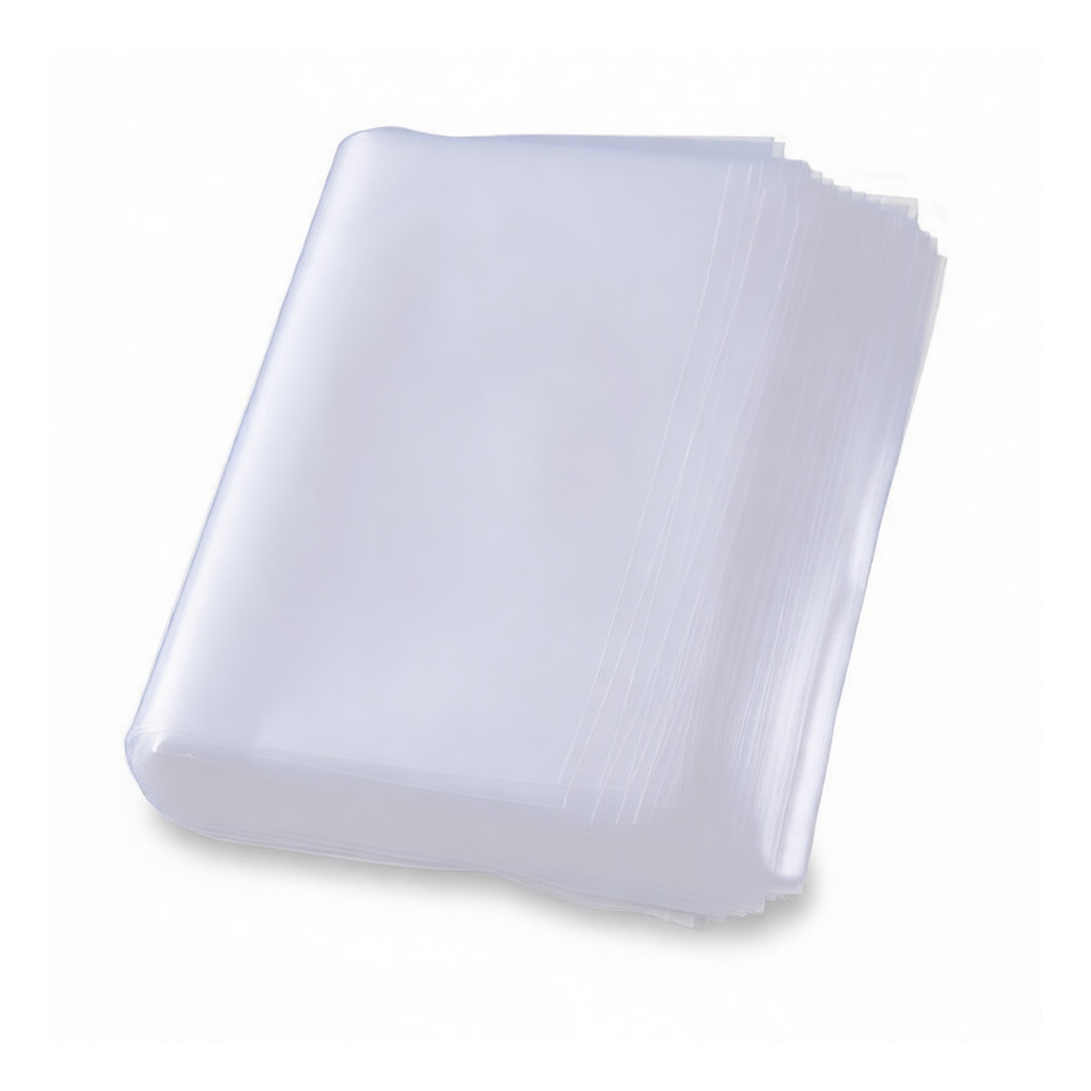 PE Poly Tubing 17.7x27.6 in 0.04mm Thick for Industrial Use, Pkg Qty 100