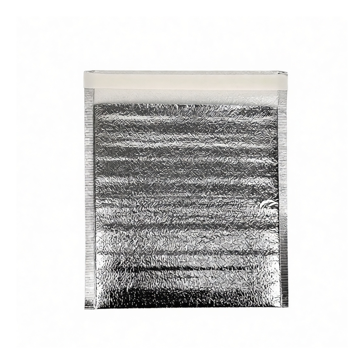 Aluminum Foil Insulated Bag 15.75x15.75in Zipper Closure Retail, Pkg Qty 100