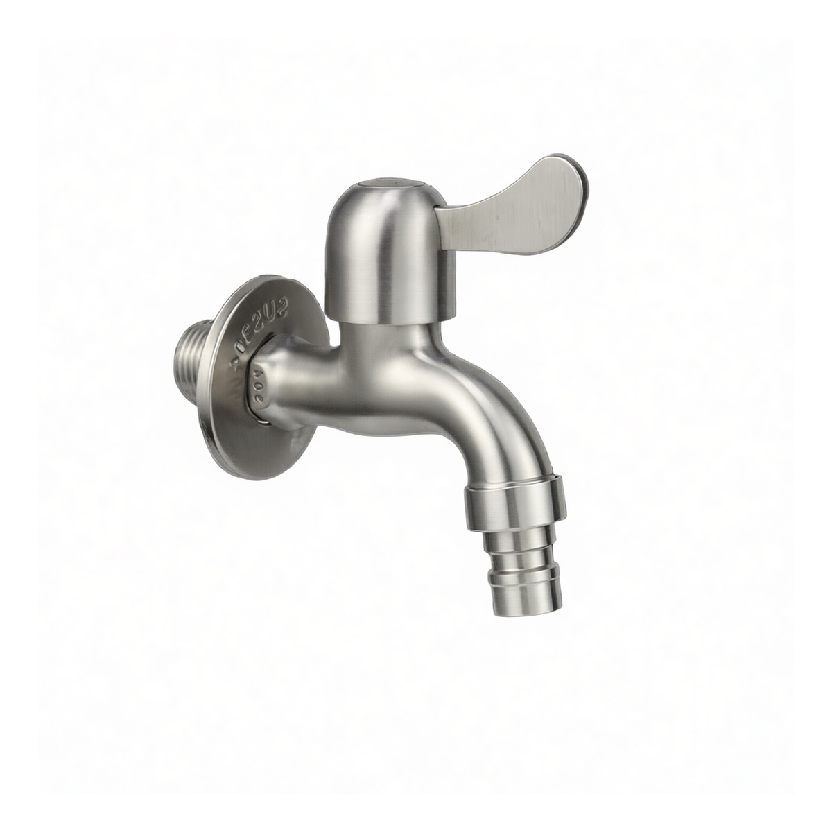 304 Stainless Steel Single Hole Bathroom Faucet, 3.94 x 3.74 in, Pkg Qty 100