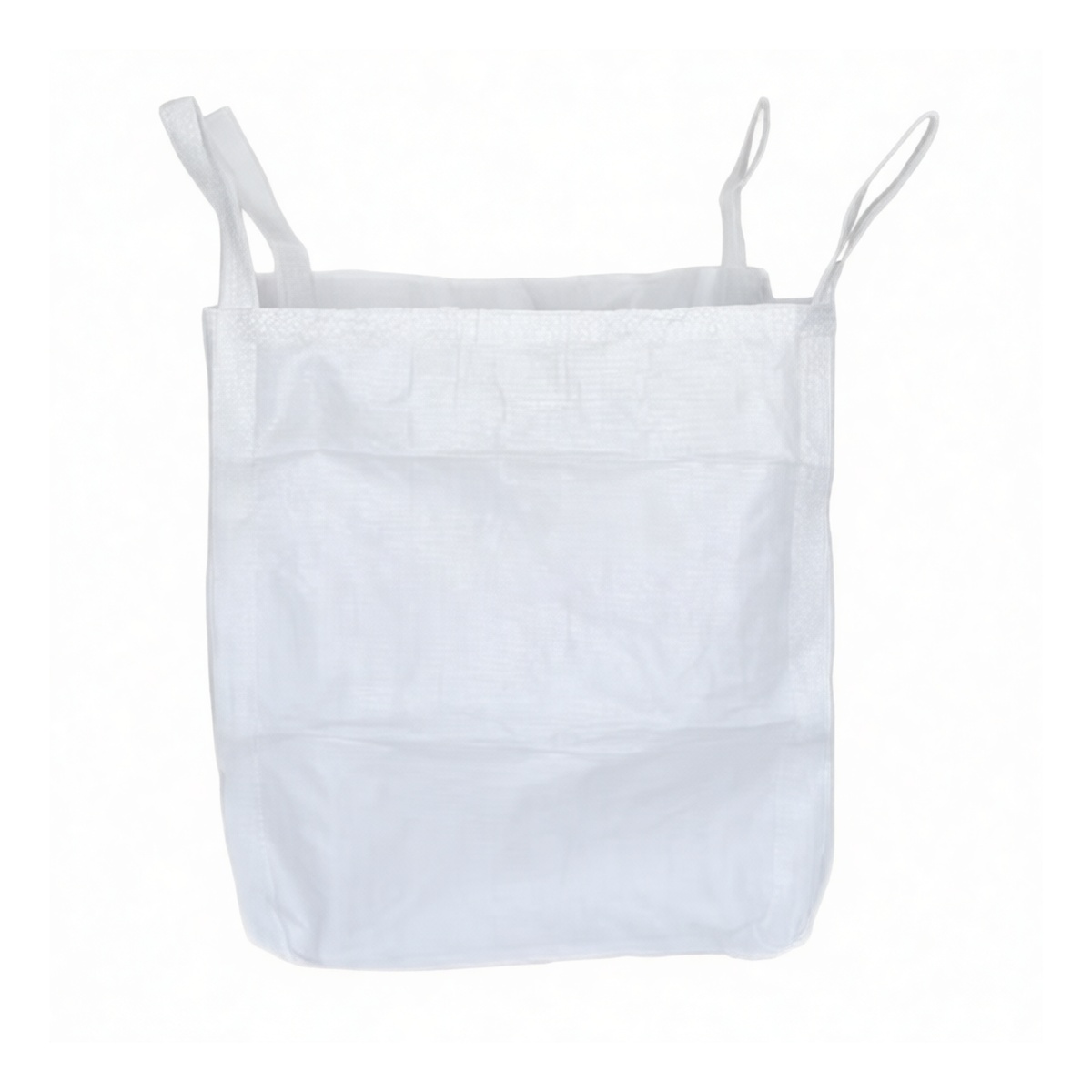 Polypropylene Bulk Bag 39.4x39.4 in 4409 lbs Flat Bottom, Pkg Qty 8