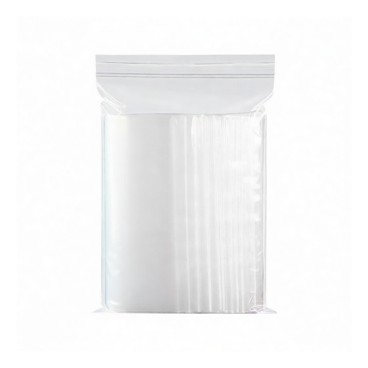 PE Resealable Bags 3.9x5.9 in 0.1mm Thick White Edge, Pkg Qty 100