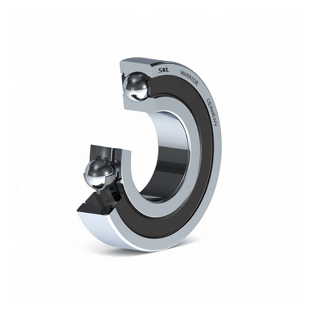 Steel Deep Groove Ball Bearing 1.77in Bore 3.94in OD, Pkg Qty 2