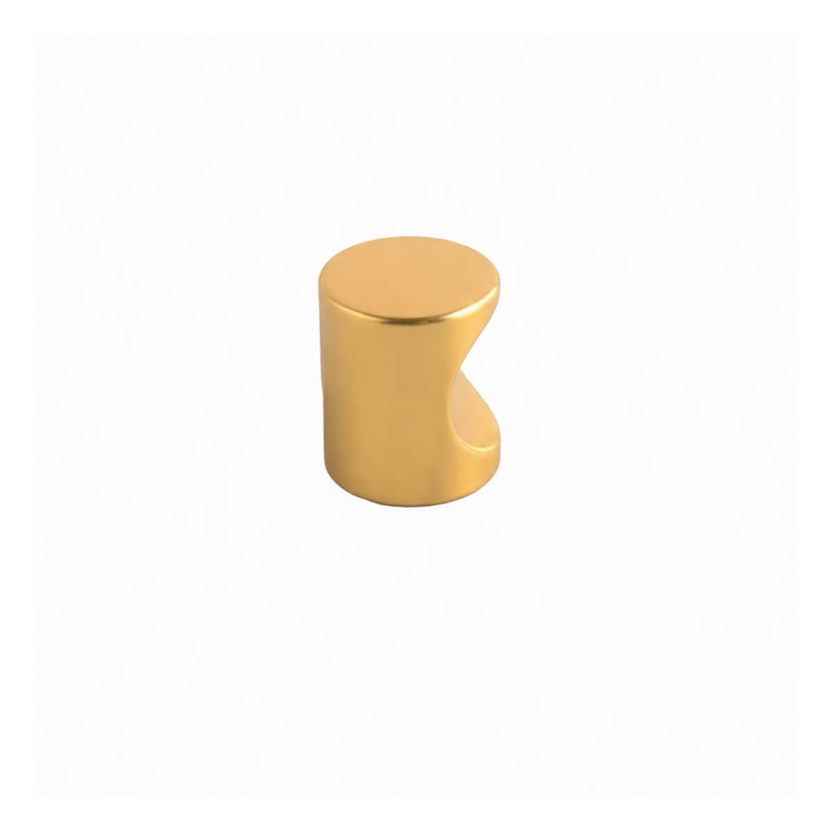 Aluminum Alloy Yellow Hand Knob, 0.67 in Diameter, M4 Thread, Pkg Qty 100