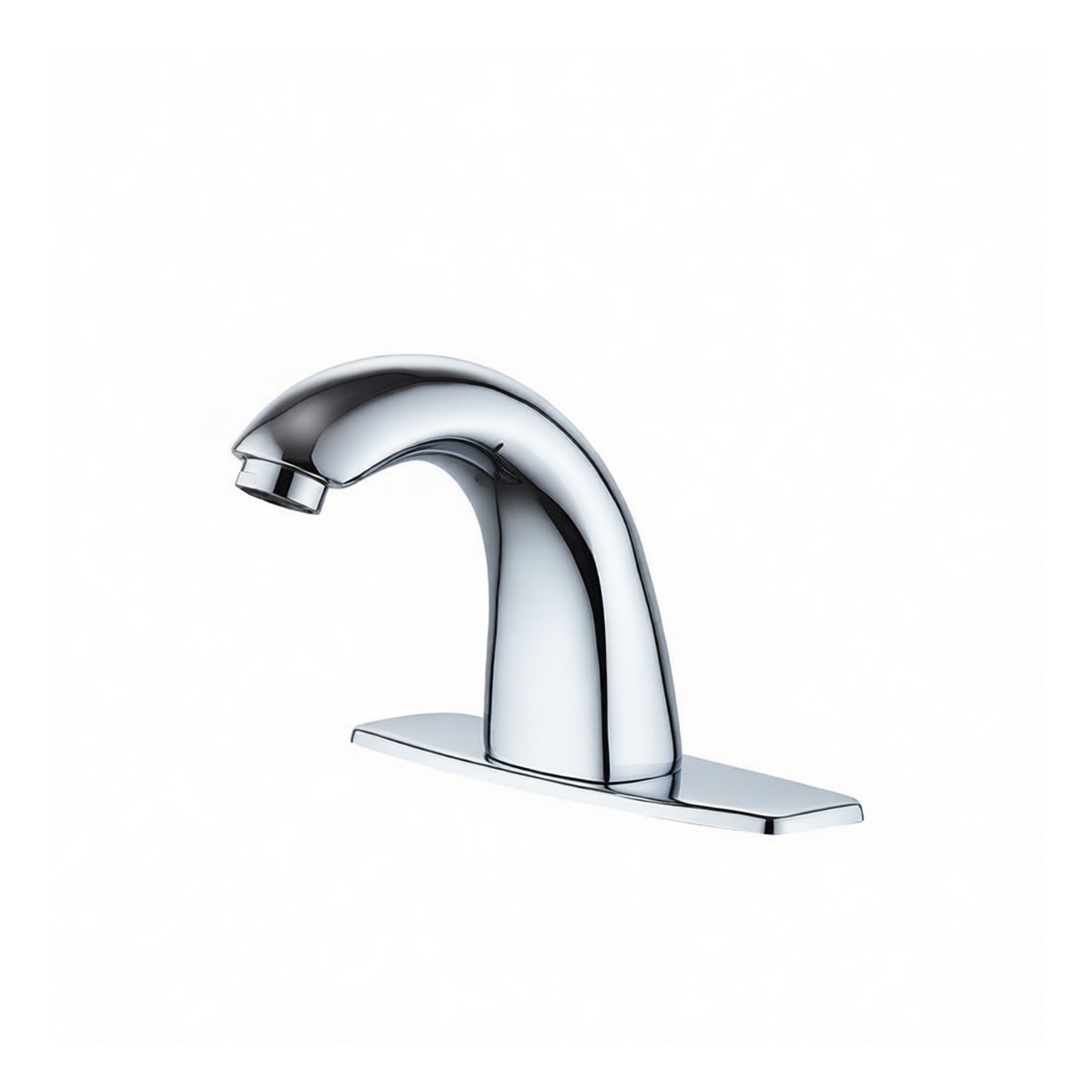 Copper Alloy Single Hole Bathroom Sink Faucet, 6.1x4.7 in, Pkg Qty 2