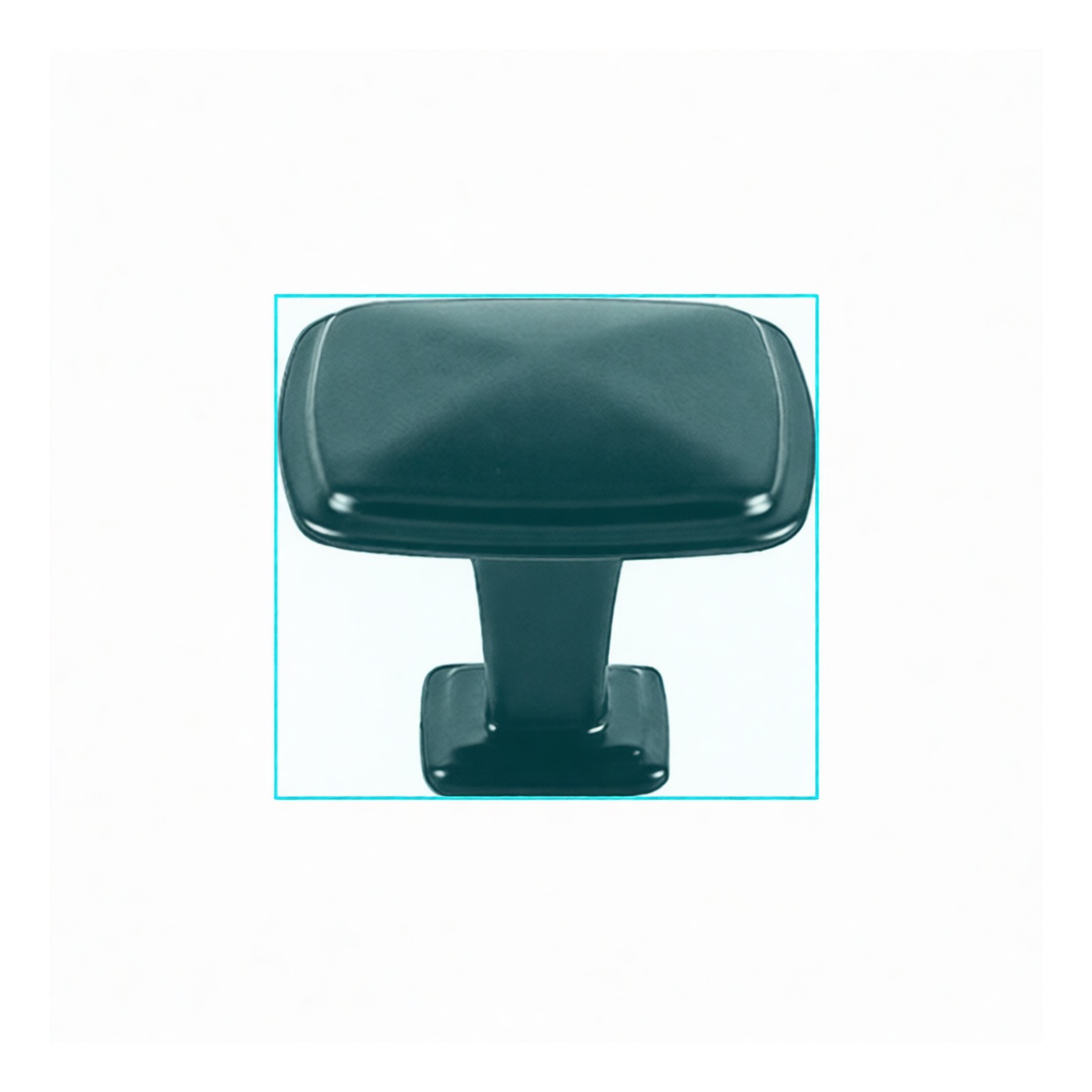 Aluminum Alloy Hand Knob, 1/4-20 Thread, 0.59 in Diameter, Matte Black, Pkg Qty 80