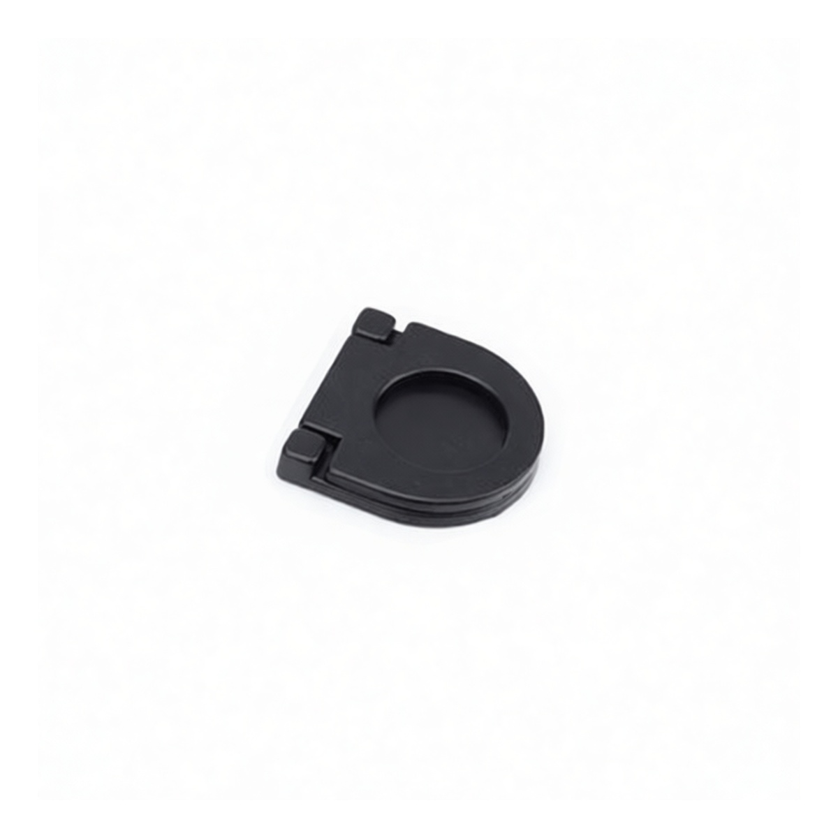 Square Hand Knob, 1.42in Diameter, Aluminum Alloy, 1/4-20 Thread, Pkg Qty 100