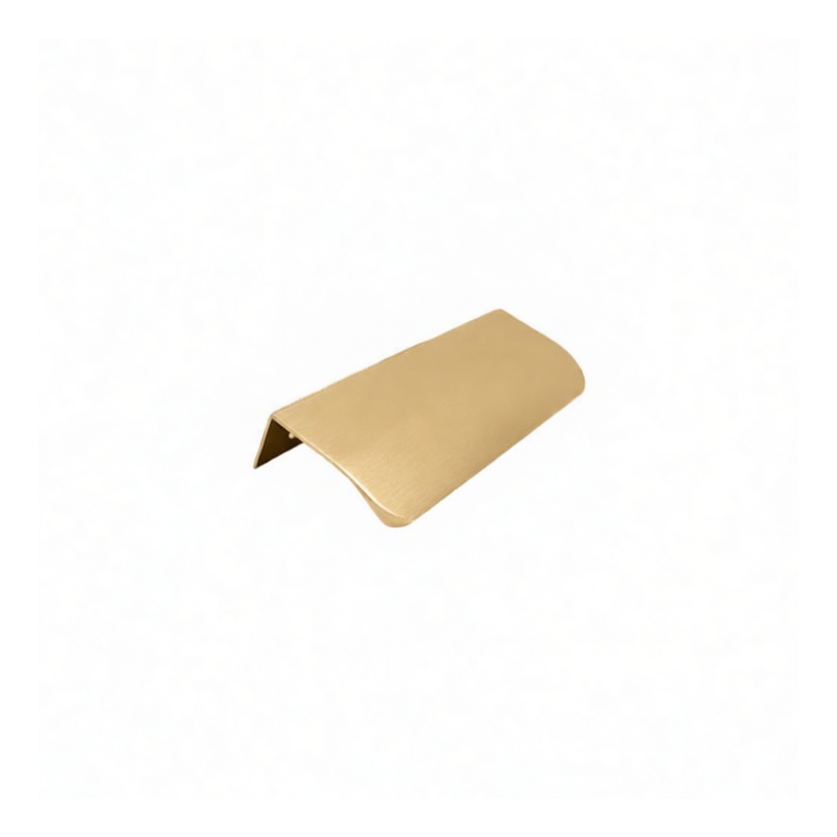 Aluminum Alloy Brushed Gold Hidden Hand Knob, 19.69 x 1.57 in, Pkg Qty 20