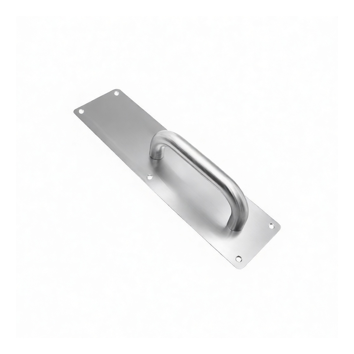 Stainless Steel Push-Pull Plate Handle, 3.94 x 11.81 in, Pkg Qty 12