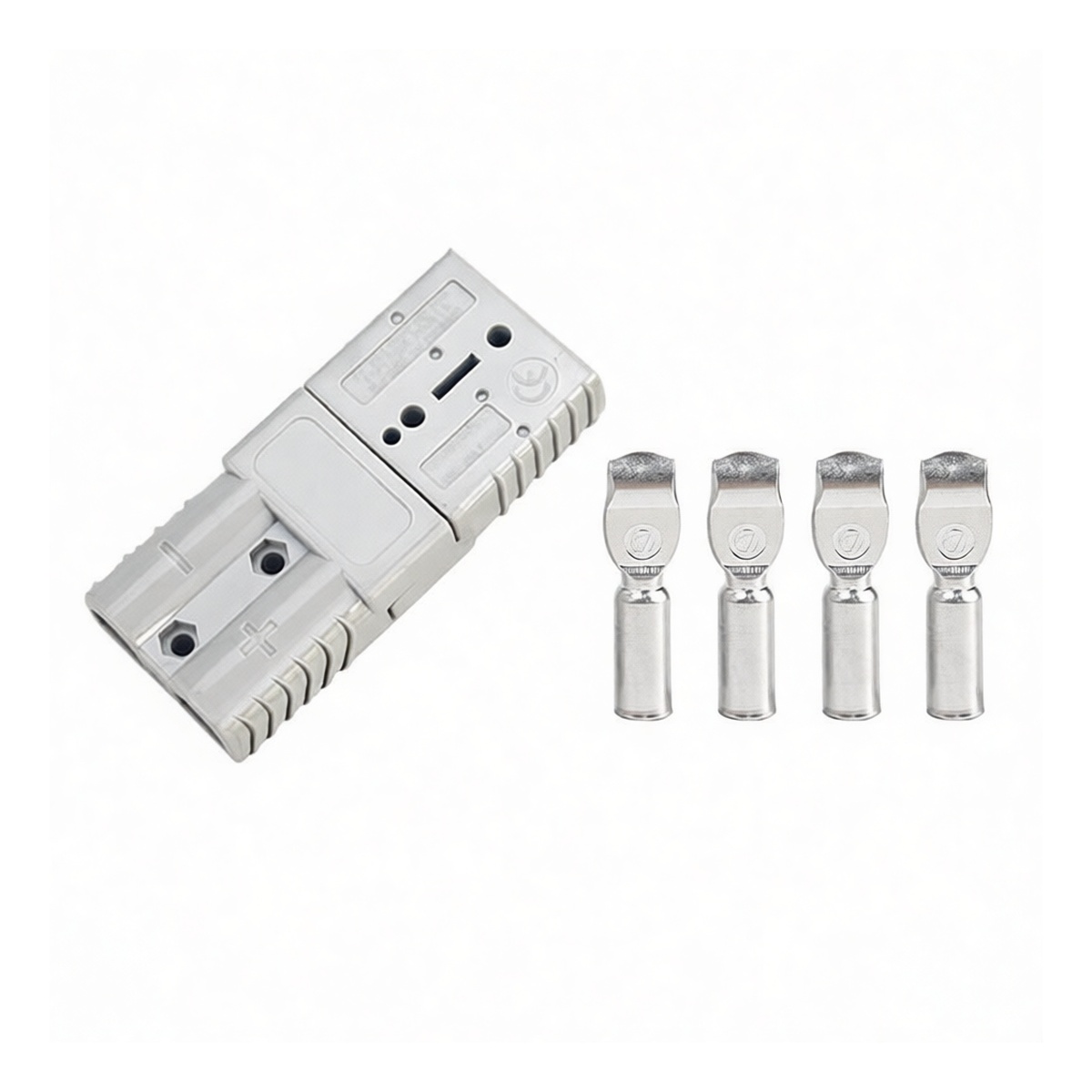 120A 80V Plastic Battery Connector 2/0 AWG 2 Cond Forklift, Pkg Qty 20