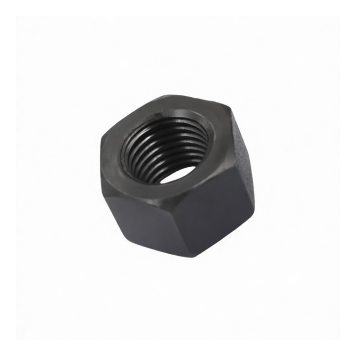Grade 10 Alloy Steel Hex Nut, 0.787 in, Black Oxide, M12, Pkg Qty 100