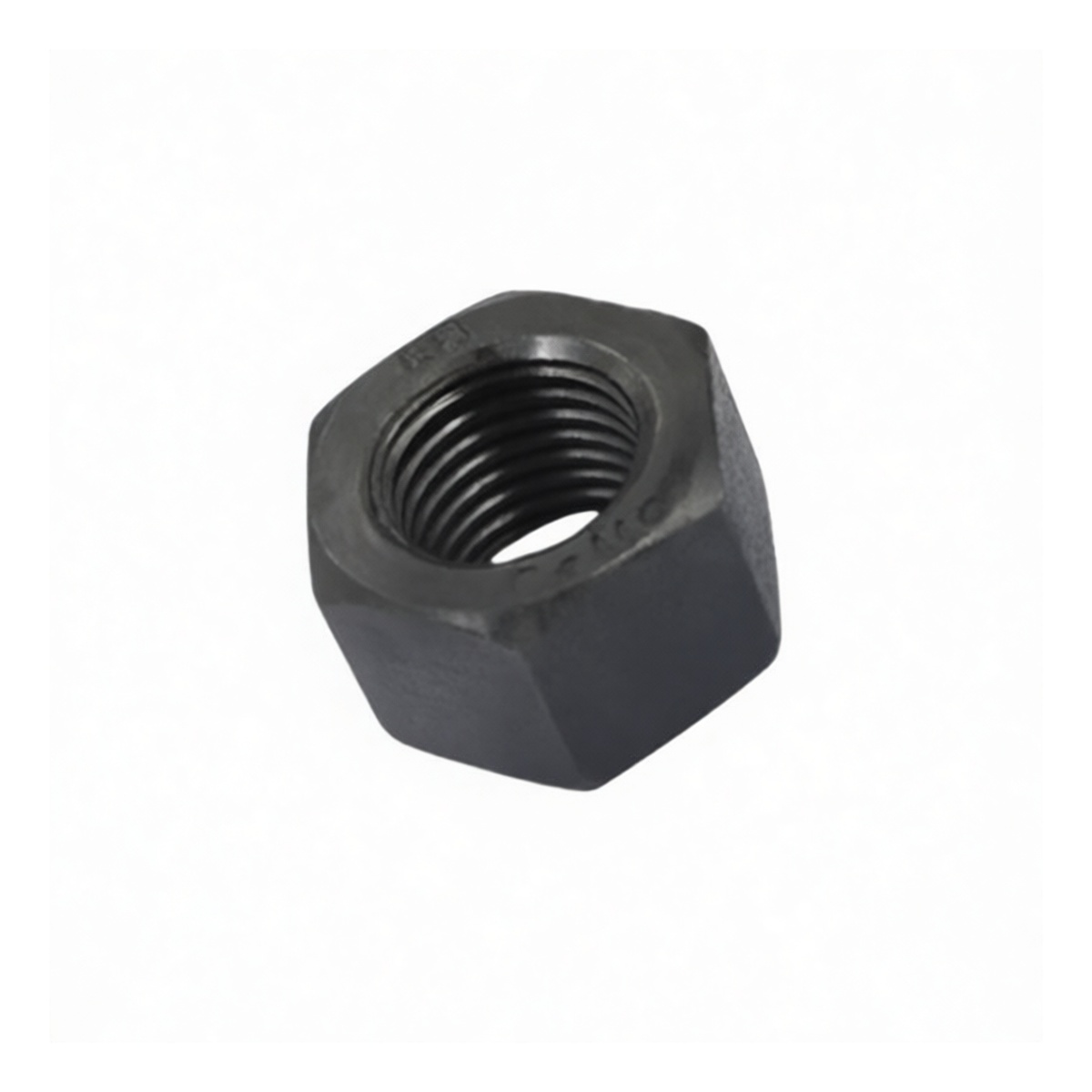 Grade 10 Alloy Steel M36 Hex Nut, 1.417 in, Black Oxide, Pkg Qty 12