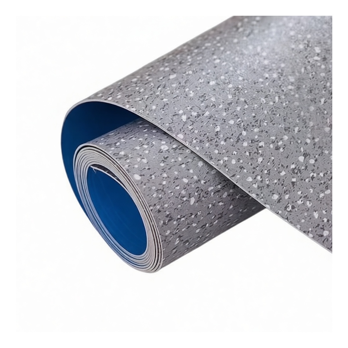 PVC Floor Protection Mat, 0.039 in Thick, 78.74 in x 984.25 ft, Marble Texture